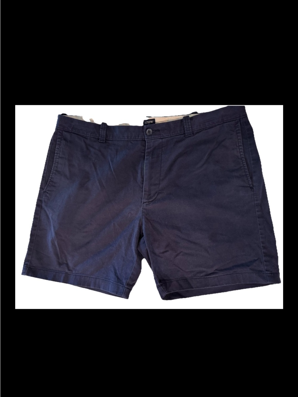 J.Crew Mens Shorts Blue Size 38 Chino Short 7 Inch Inseam Cotton Blend